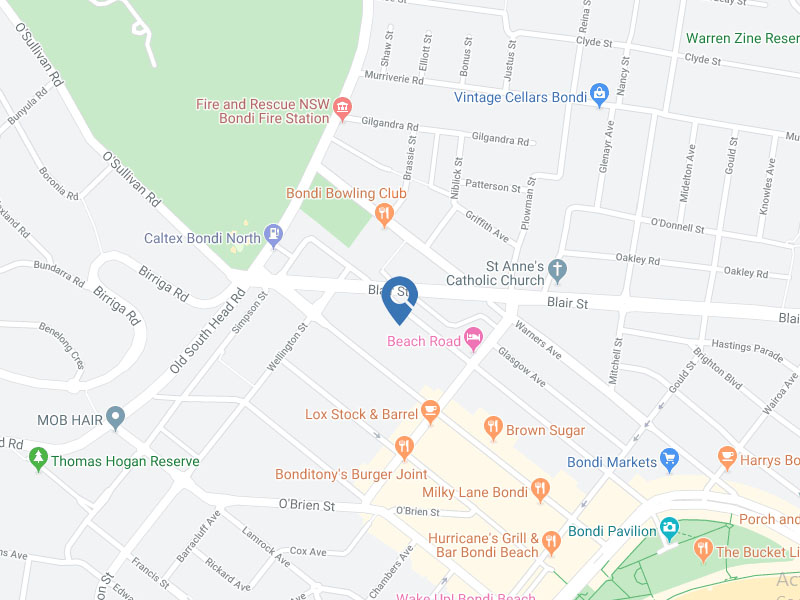 Buyers Agent Purchase in Beach Rd, Bondi Beach, Sydney - Map