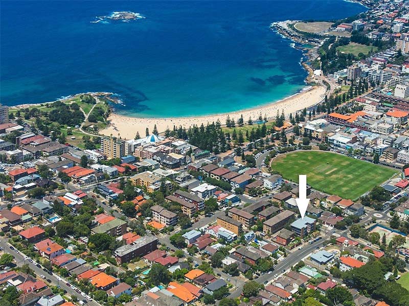 Buyers Agent Purchase in Bream St, Coogee, Sydney - Aerial View