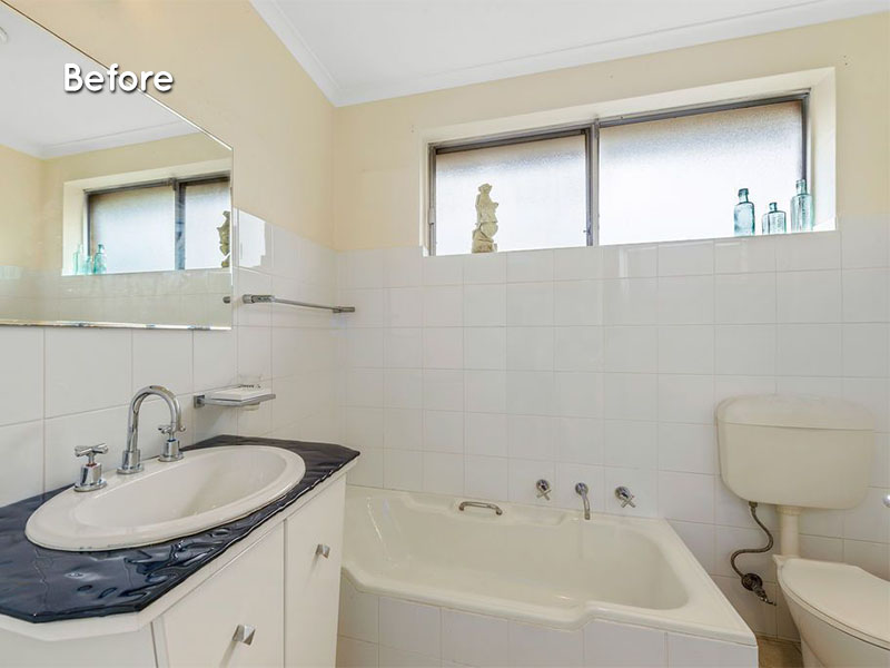 Rental Investment in Bondi Beach, Sydney - Bathroom Before