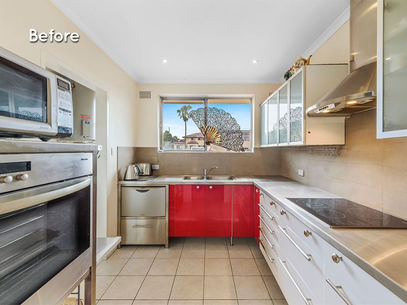 Rental Investment in Bondi Beach, Sydney - Kitchen Before