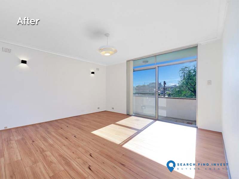 first investment property renovation project main living after