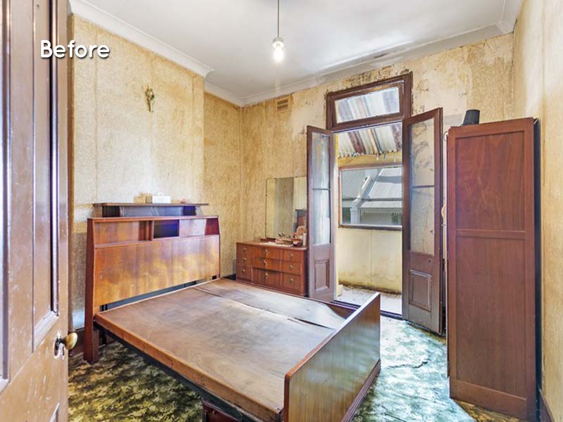 Renovation Purchase in Balmain, Inner West, Sydney - Bedroom Before