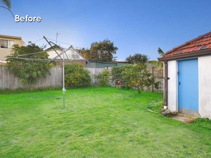 Renovation Purchase in Maroubra, Sydney - Backyard Before