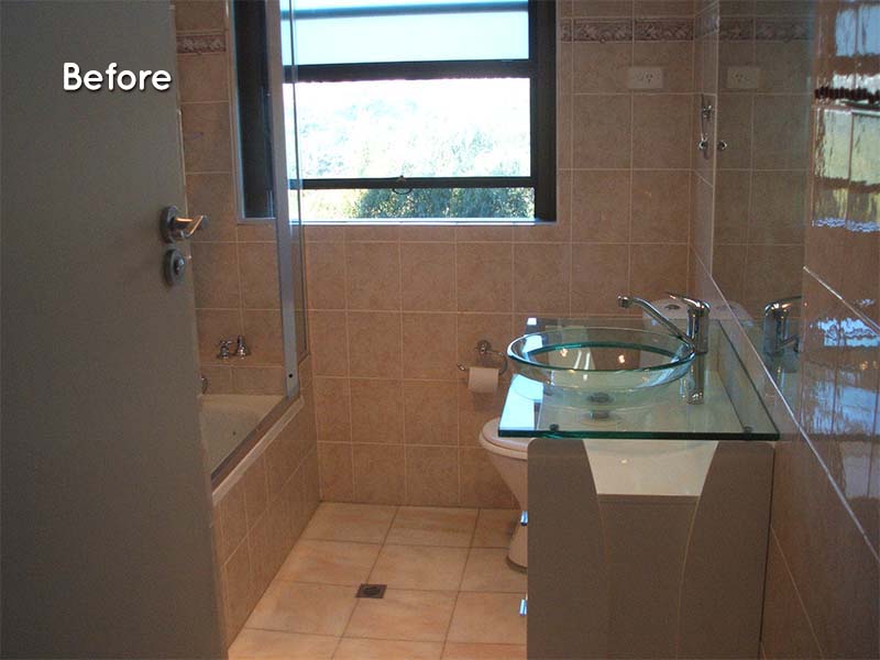 eastern suburbs home renovation bathroom before