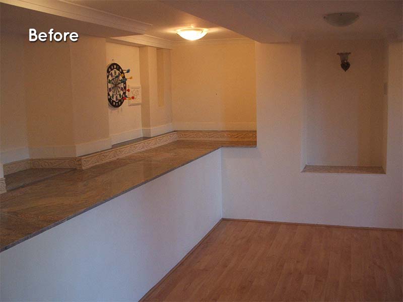 eastern suburbs home renovation cinema before