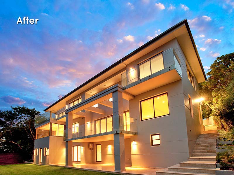 eastern suburbs home renovation rear after