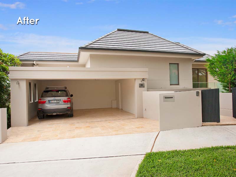 eastern suburbs home renovation upperfront after