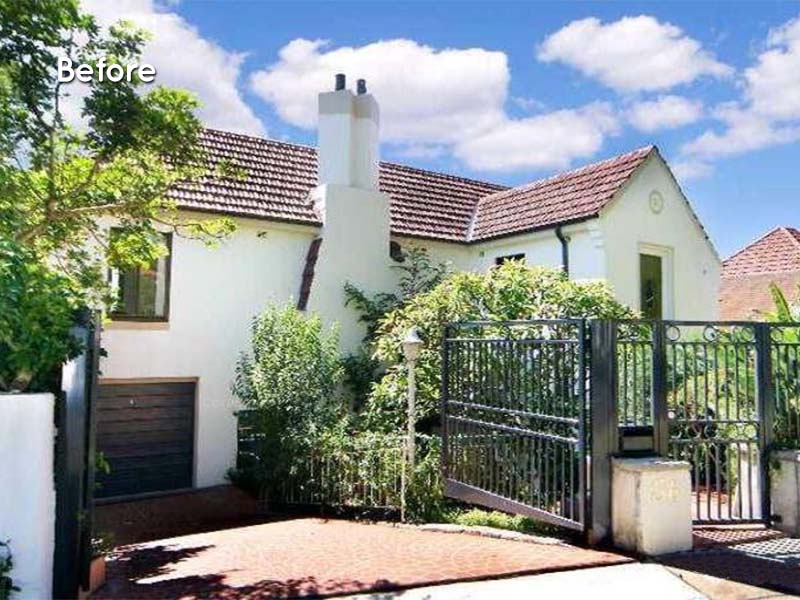 eastern suburbs home renovation upperfront before