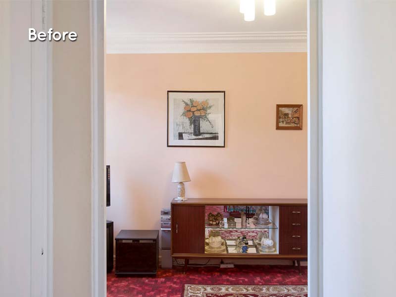 Renovation Purchase in Rose Bay, Sydney - Living Room Before