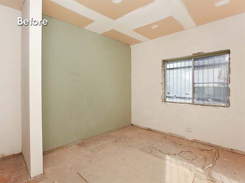 Half-Finished Renovation Purchase in Balmain, Sydney - Bedroom Before