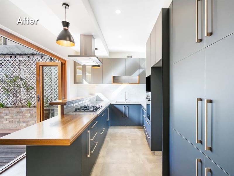 Half-Finished Renovation Purchase in Balmain, Sydney - Kitchen After