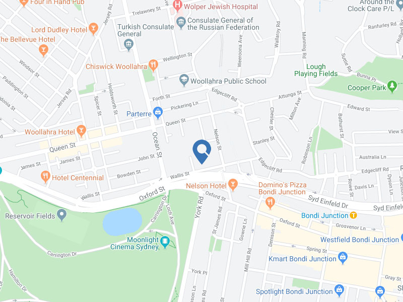 Buyers Agent Purchase in Wallis St, Woollahra, Sydney - Map