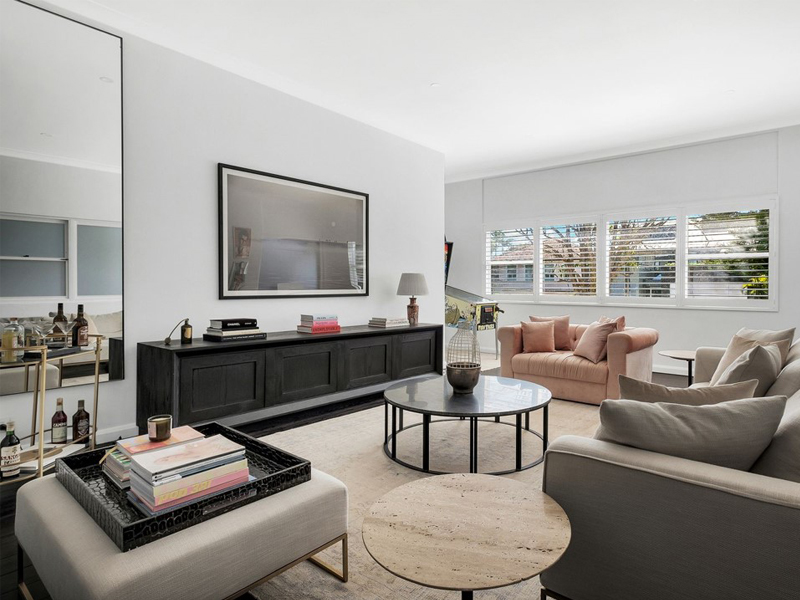 Buyers Agent Purchase – Family Home in Bellevue Hill, Sydney - Living Room