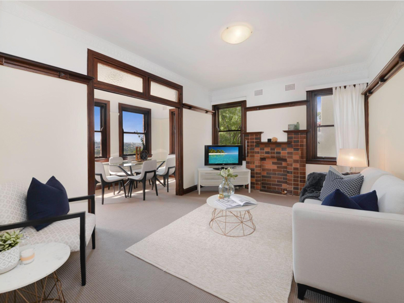 Buyers Agent Purchase – Apartment in Birriga Rd, Bellevue Hill, Sydney - Living Room