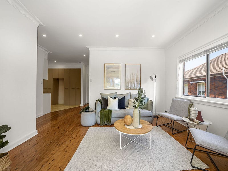 Buyers Agent Purchase – Military Rd, North Bondi, Sydney - Living Room