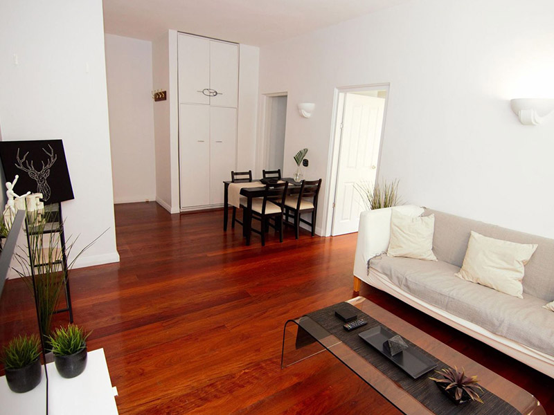 Buyers Agent Purchase – Darlinghurst, Sydney - Living Room and Dining Area