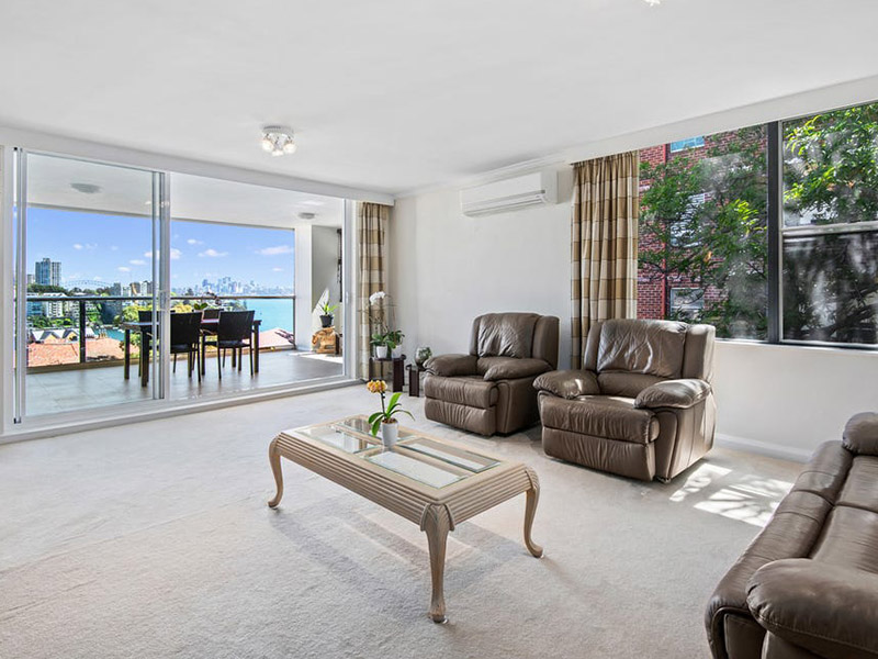 Buyers Agent Purchase – New South Head Rd, Double Bay, Sydney - Living Room
