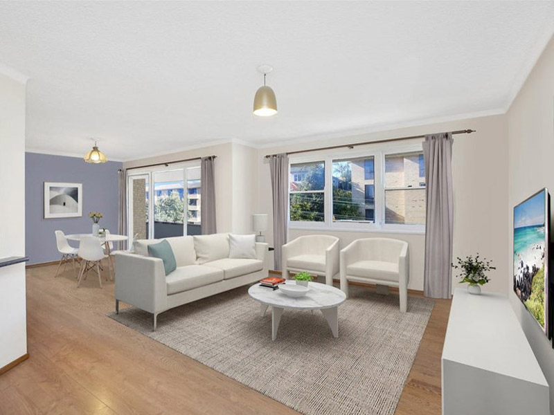 Buyers Agent Purchase – Apartment in Maroubra Beach, Sydney- Living Room