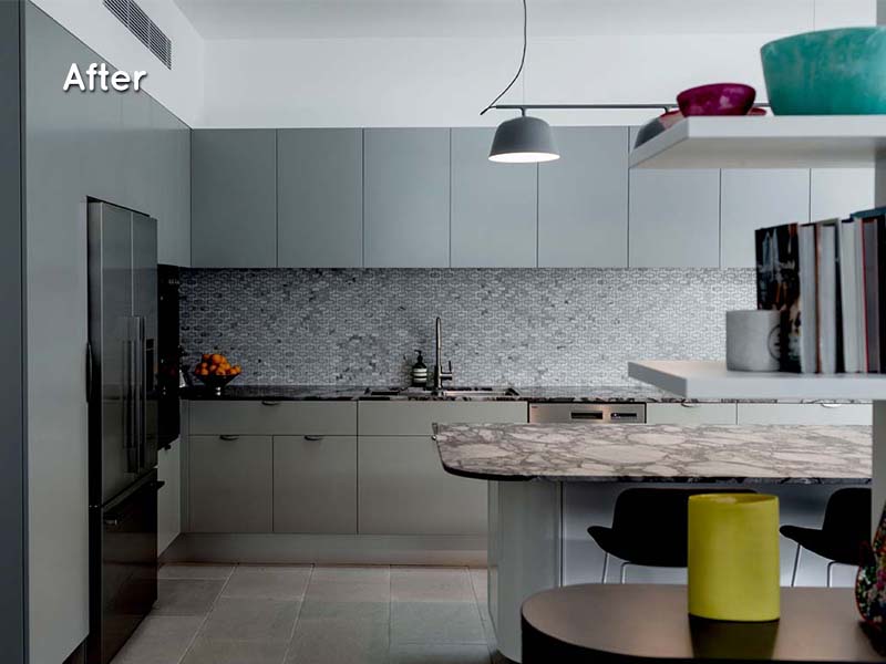 renovation by the park main kitchen after