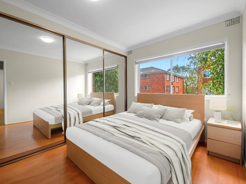 Bedroom of an Eastlakes property purchased by a buyer through a buyers agent
