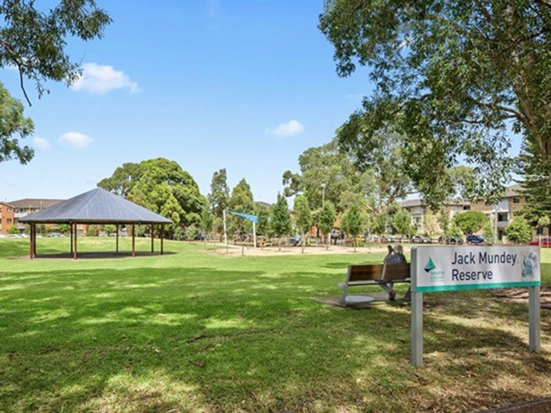 Park area outside an Eastlakes property purchased by a buyer through a buyers agent